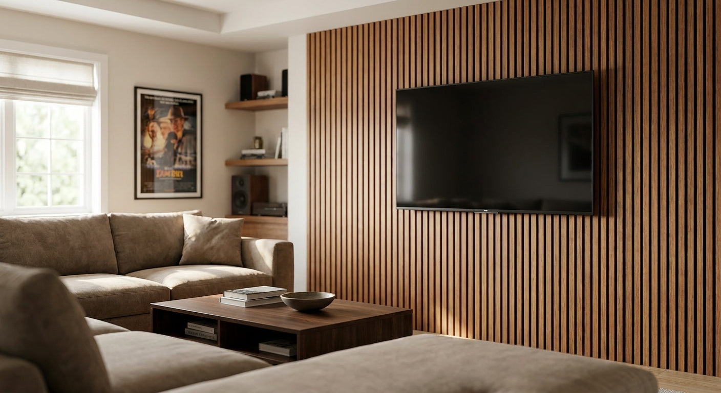 Best acoustic slat wall panels for media rooms