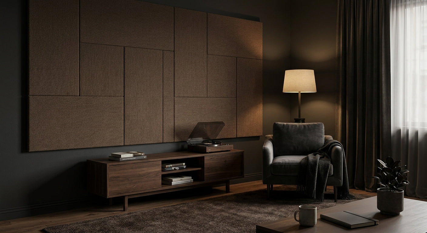 Best mocca acoustic panels for dark-toned interiors