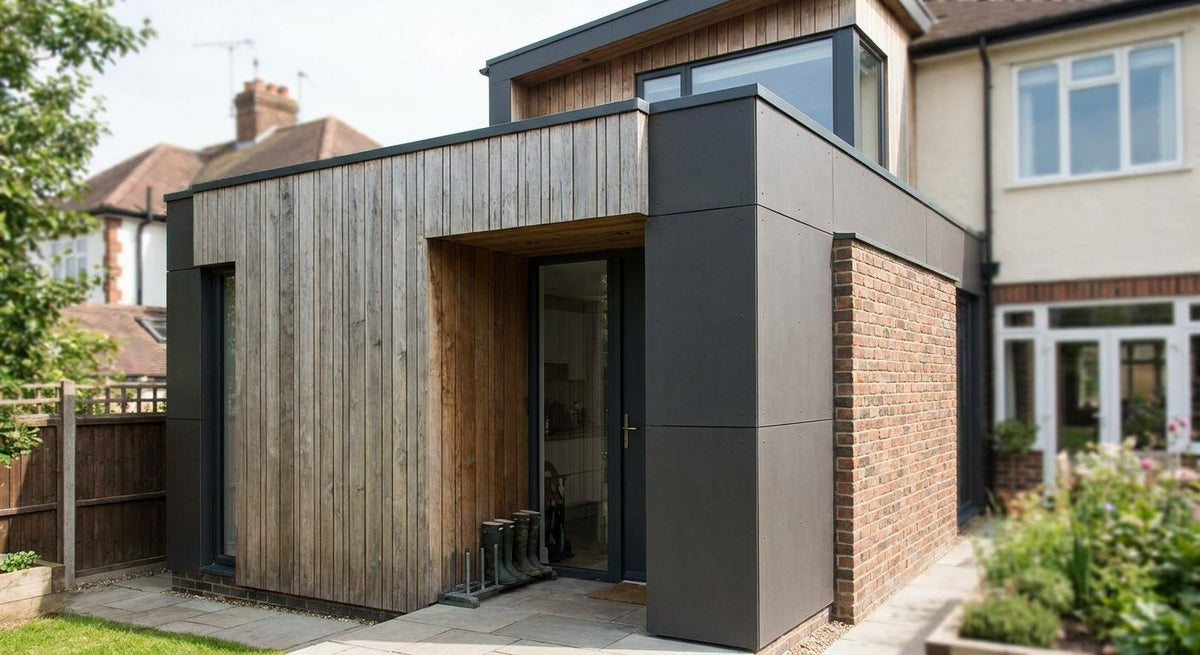 Best exterior cladding for utility room and boot room extensions