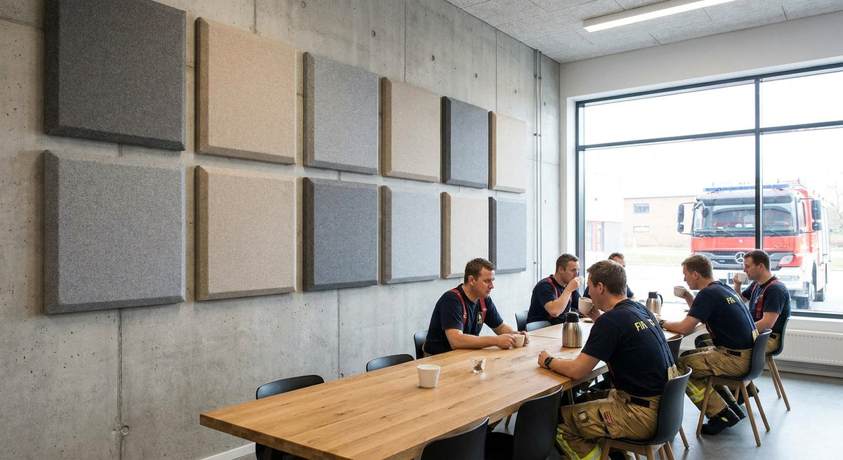 Best acoustic panels for fire and ambulance station mess rooms