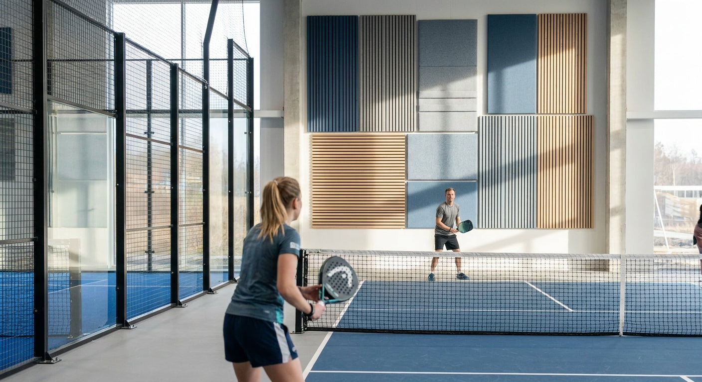Best acoustic wall panels for padel and pickleball courts