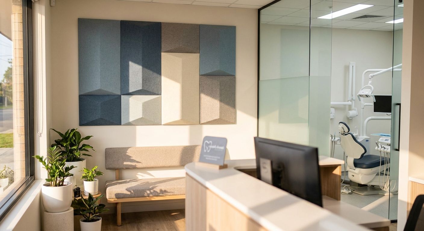 Acoustic panels for medical offices
