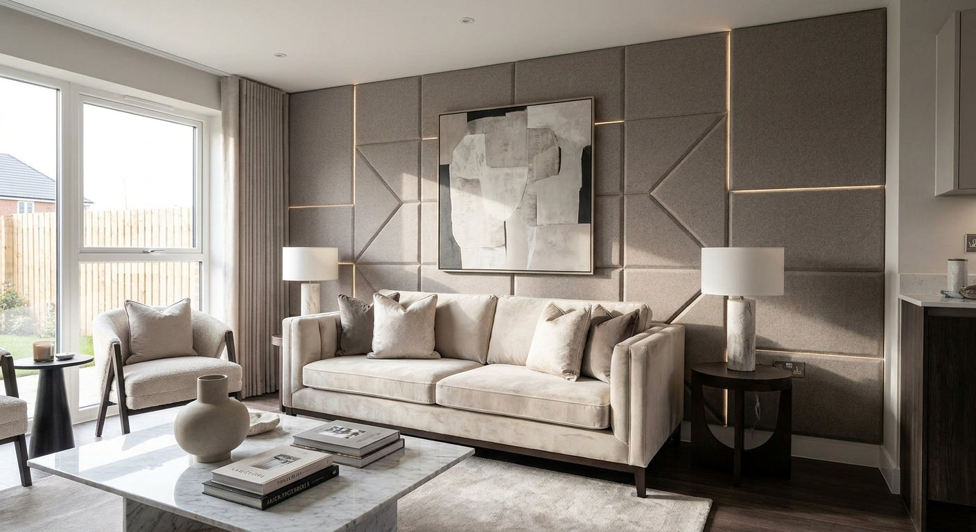 Best wall panels for a new-build developer show home
