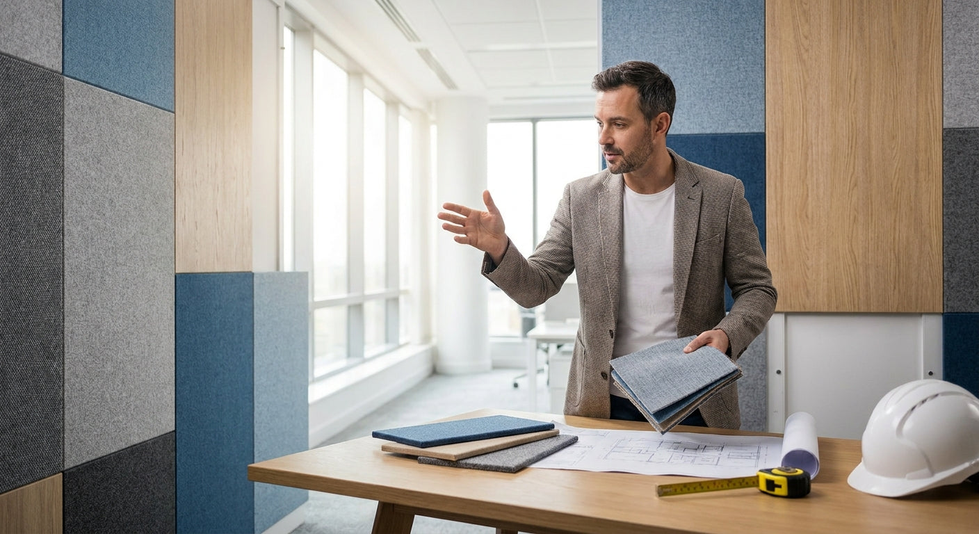 How to specify acoustic wall panels for a commercial fit-out