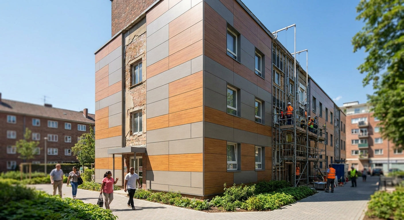 Best composite cladding for social housing retrofit projects