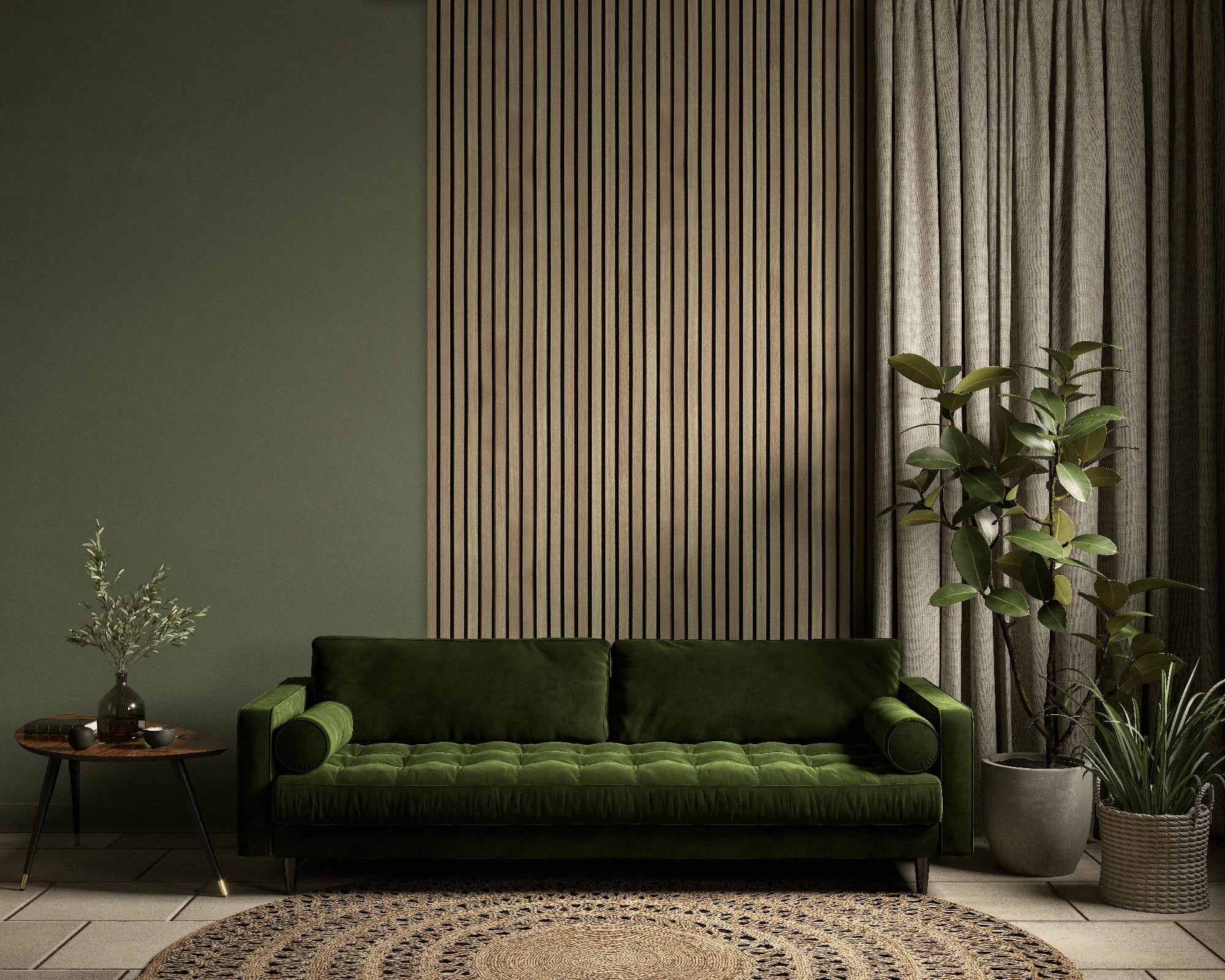 Natural Oak Wall Panel versatility