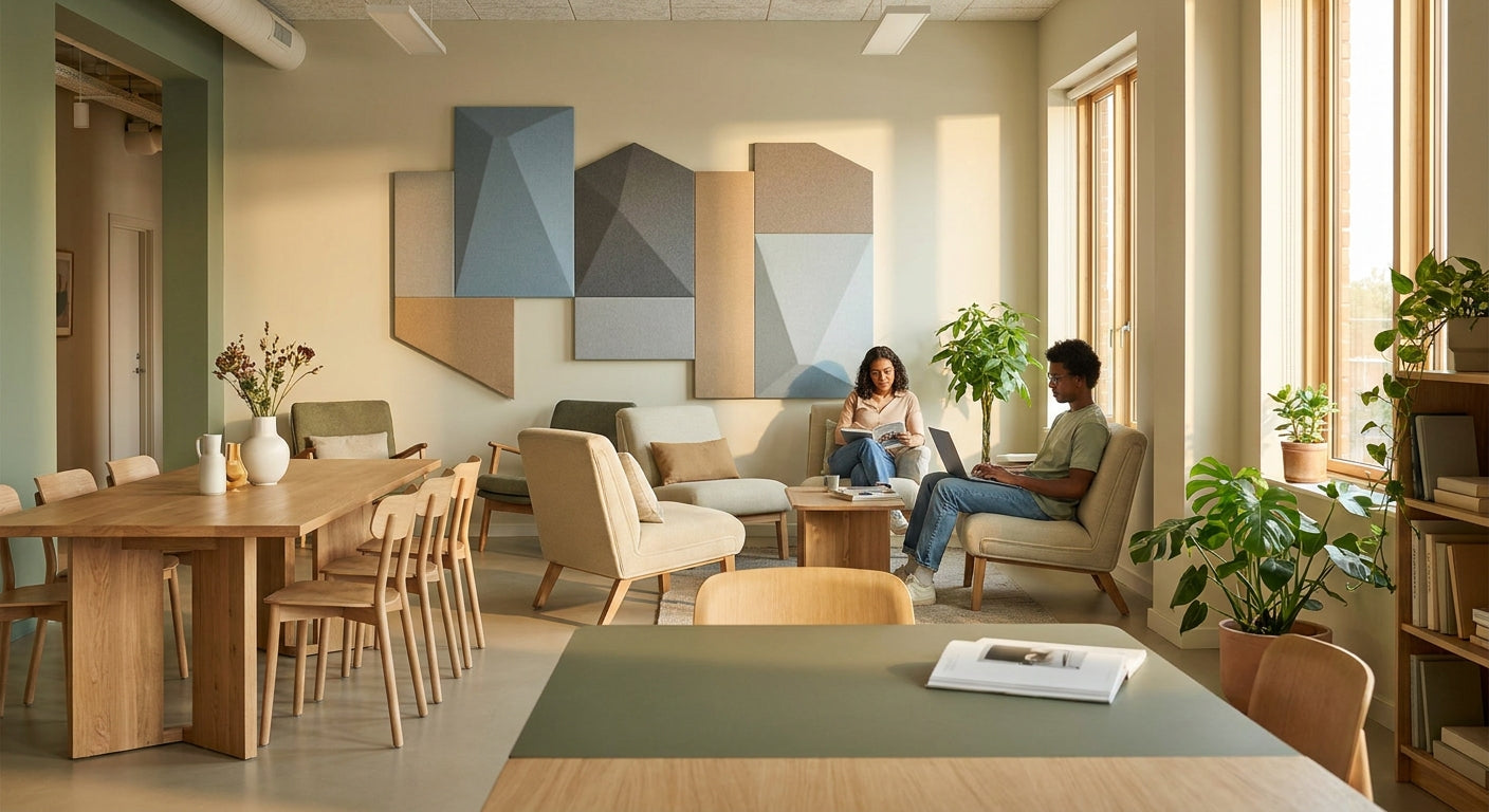 Best acoustic panels for open-plan co-living spaces