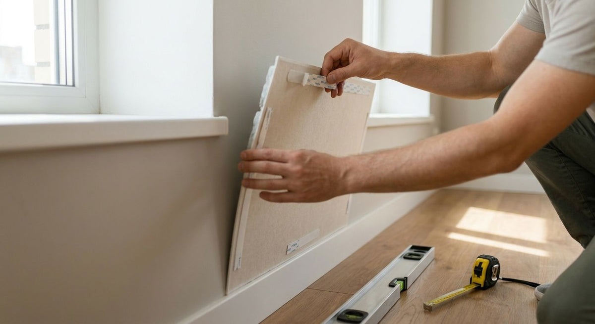 How to fix wall panels without damaging walls
