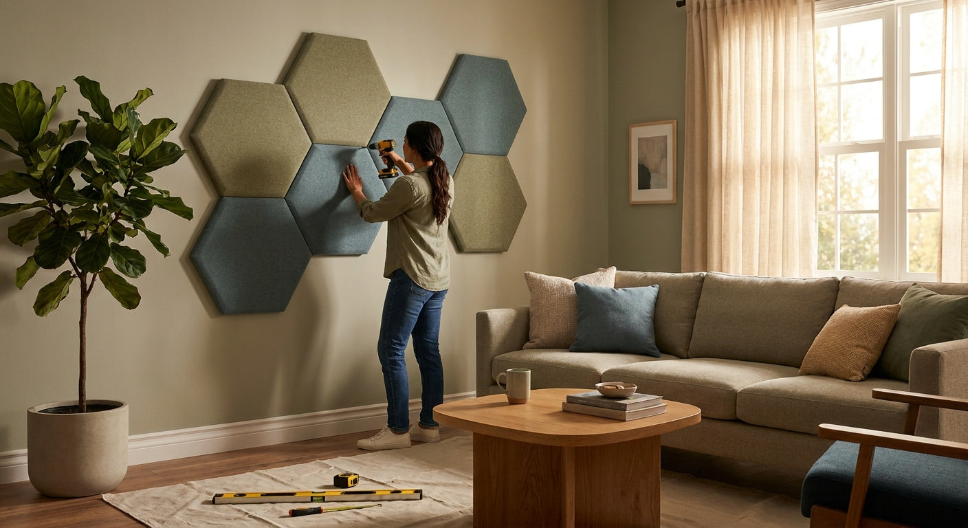 How to use acoustic panels in a DIY home project