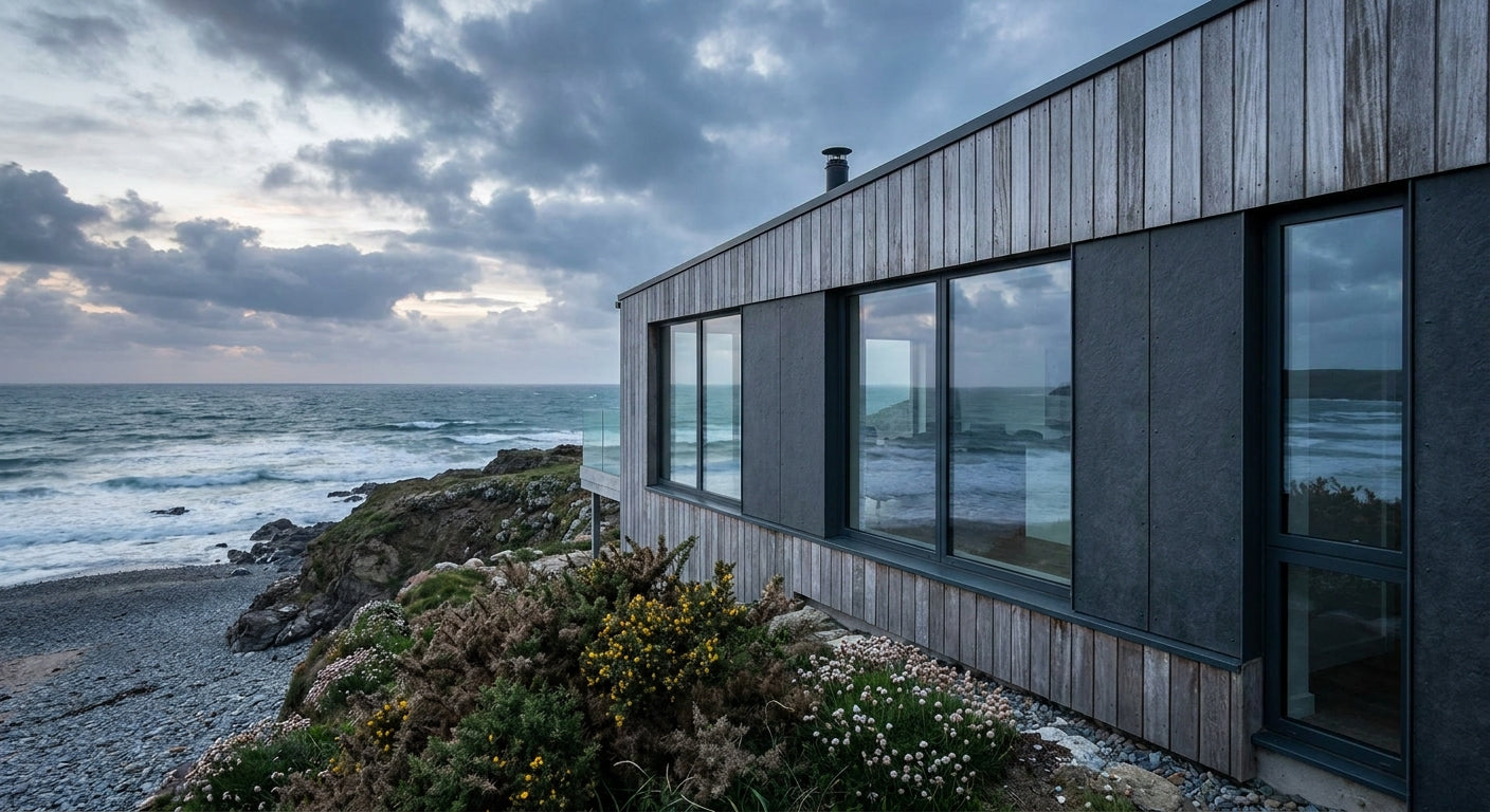 Best exterior wall cladding for a UK seaside property