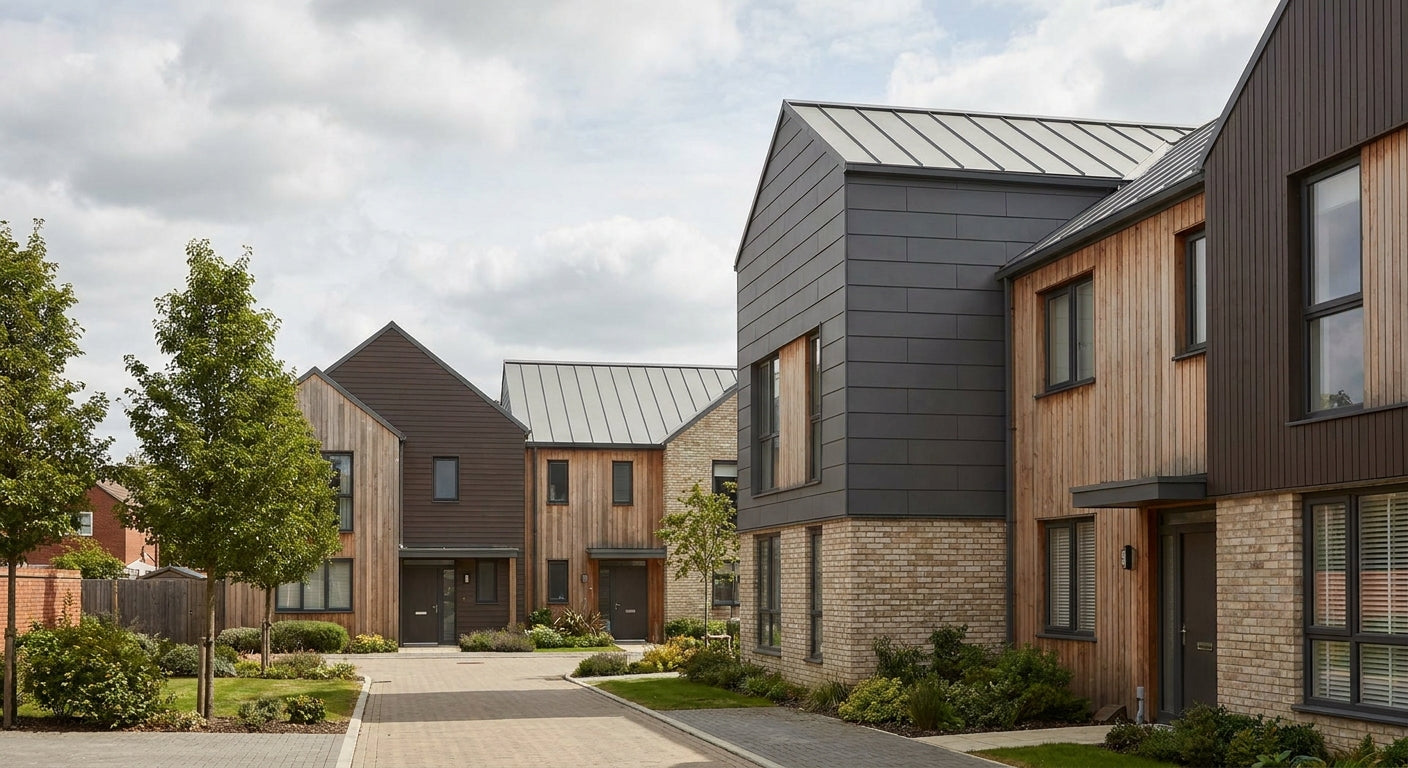 Best exterior cladding for UK new build estates