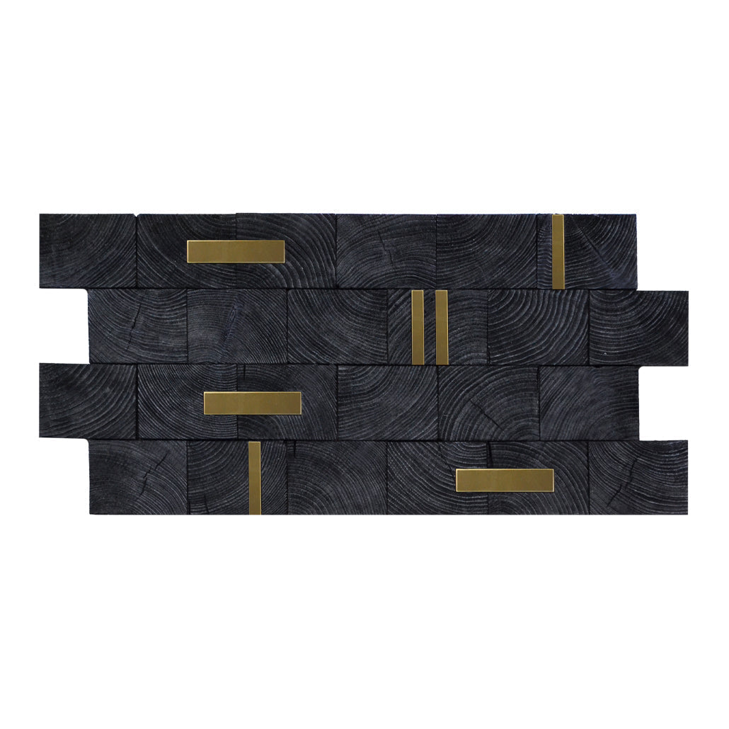 Industrial Pine 3D Wood Wall Panel | 30×60 cm | Real Wood