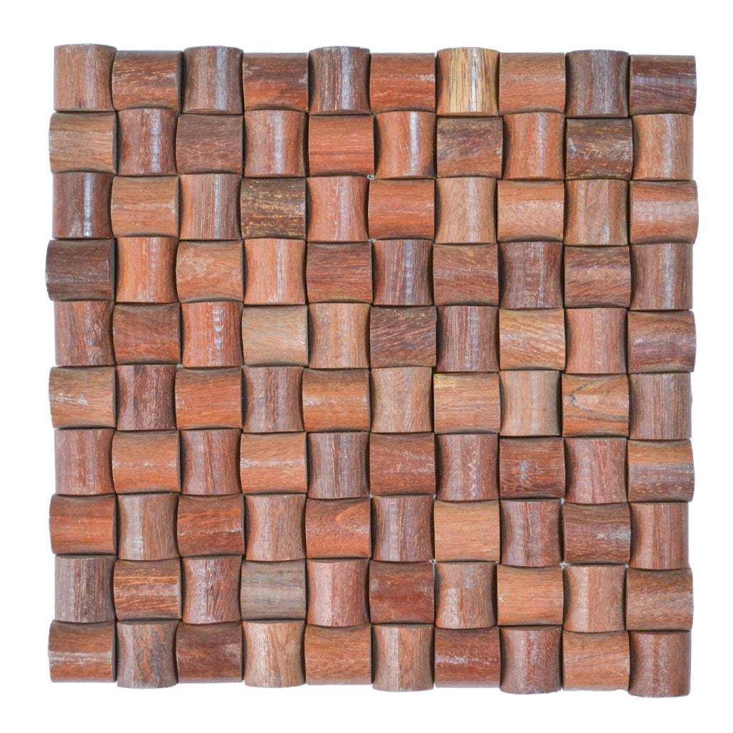 Arisauro 3D Wood Wall Panel | 30×30 cm | Real Wood
