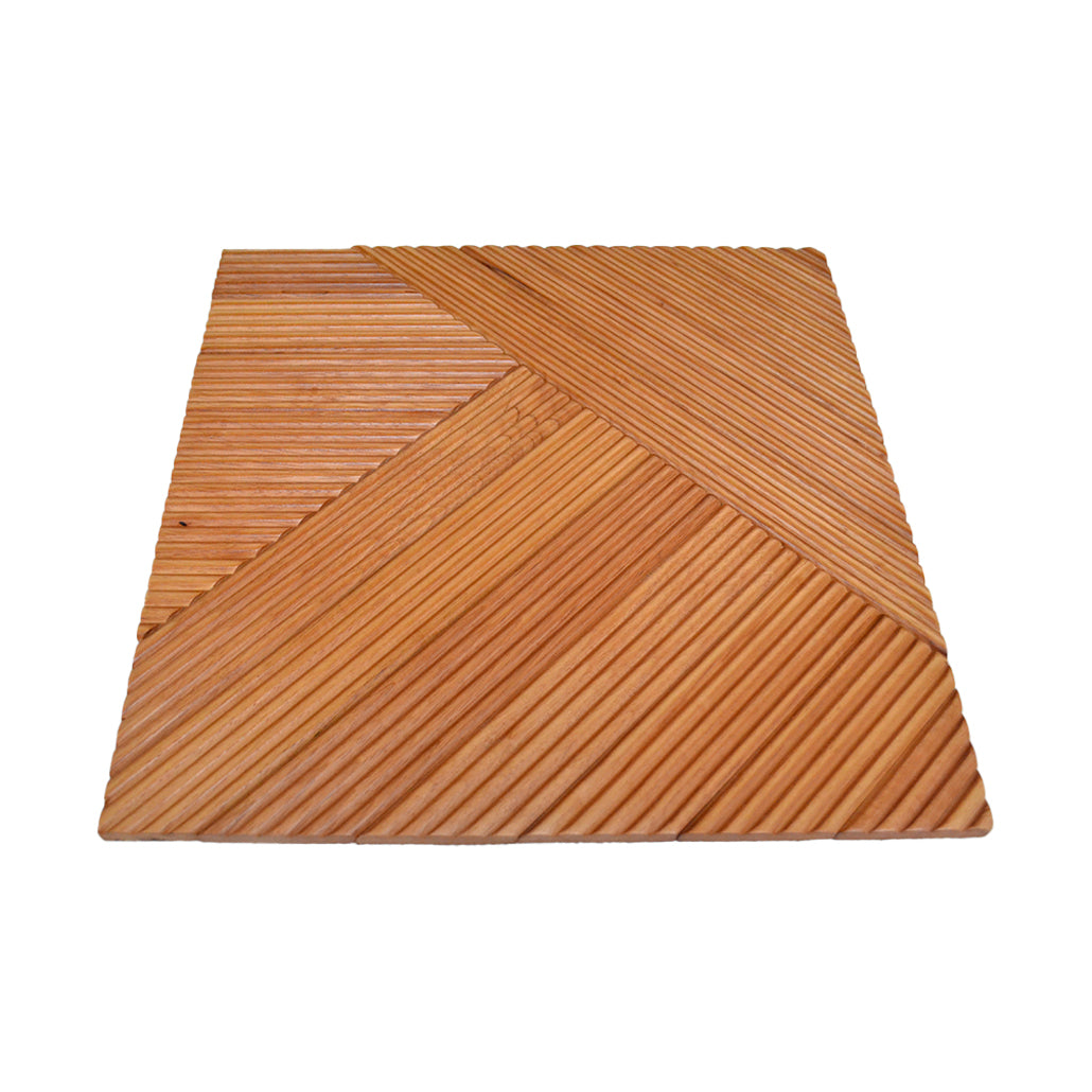 Xilan 3D Wood Wall Panel | 40×40 cm | Real Wood