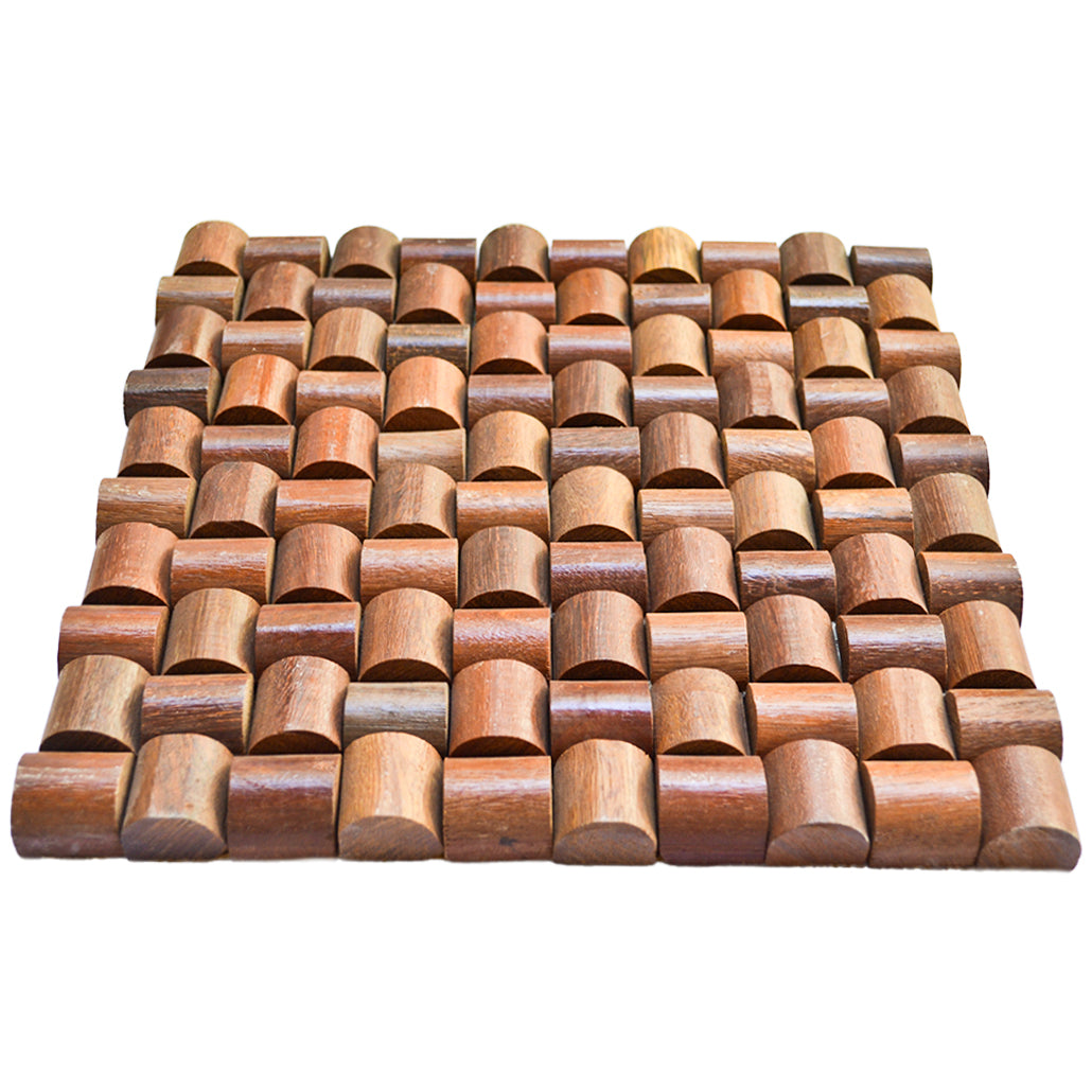 Arisauro 3D Wood Wall Panel | 30×30 cm | Real Wood