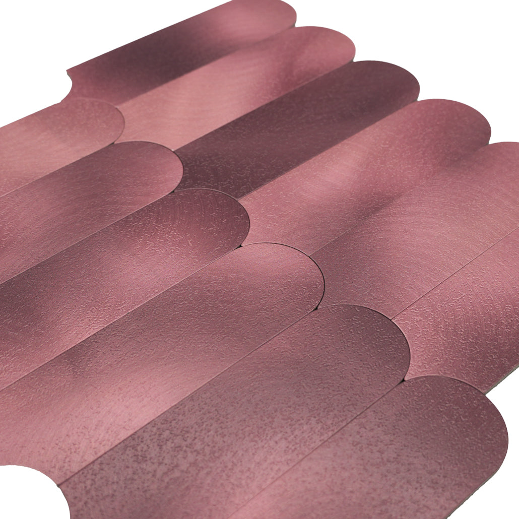 Arch Pink Peel & Stick Splashback | 28.8×29.8 cm | Self-Adhesive Mosaic Tile
