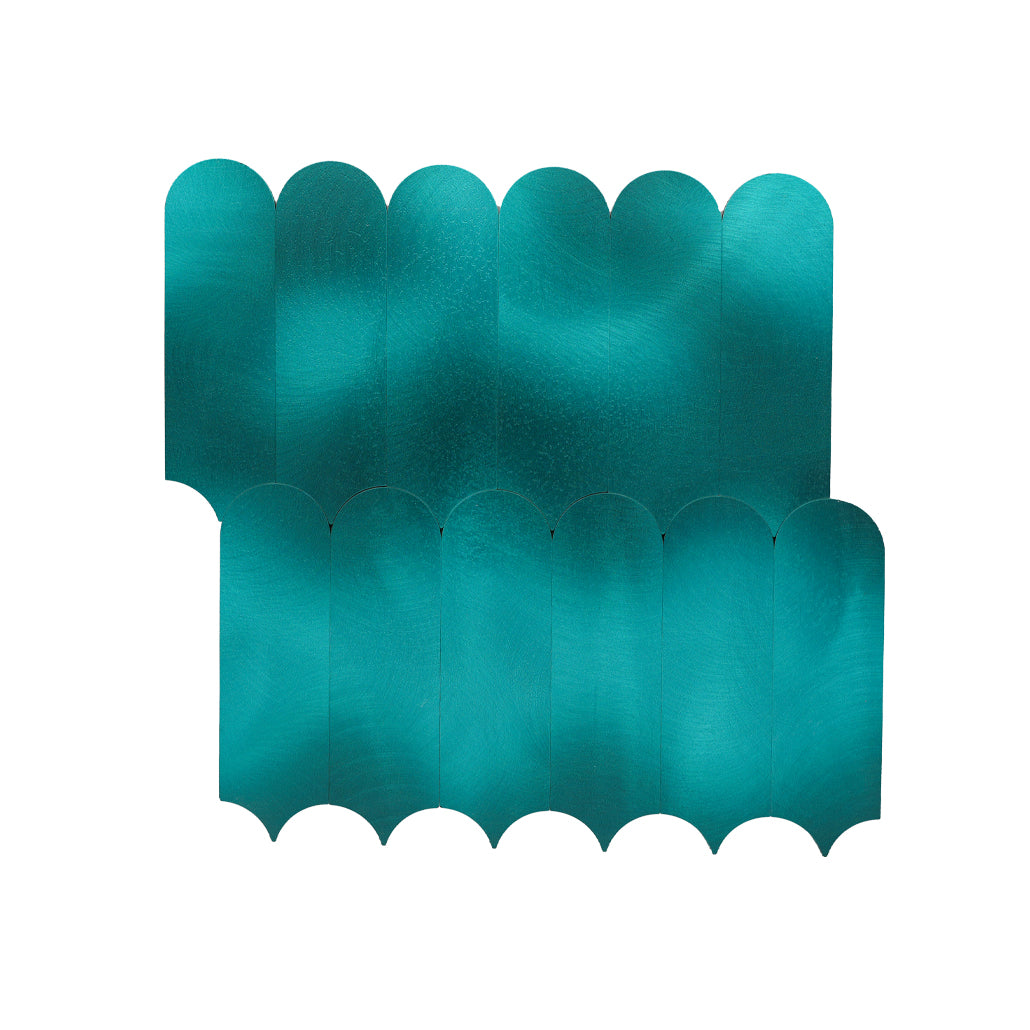 Arch Turquoise Peel & Stick Splashback | 28.8×29.8 cm | Self-Adhesive Mosaic Tile