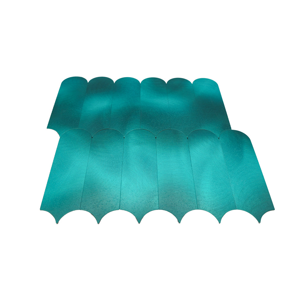 Arch Turquoise Peel & Stick Splashback | 28.8×29.8 cm | Self-Adhesive Mosaic Tile