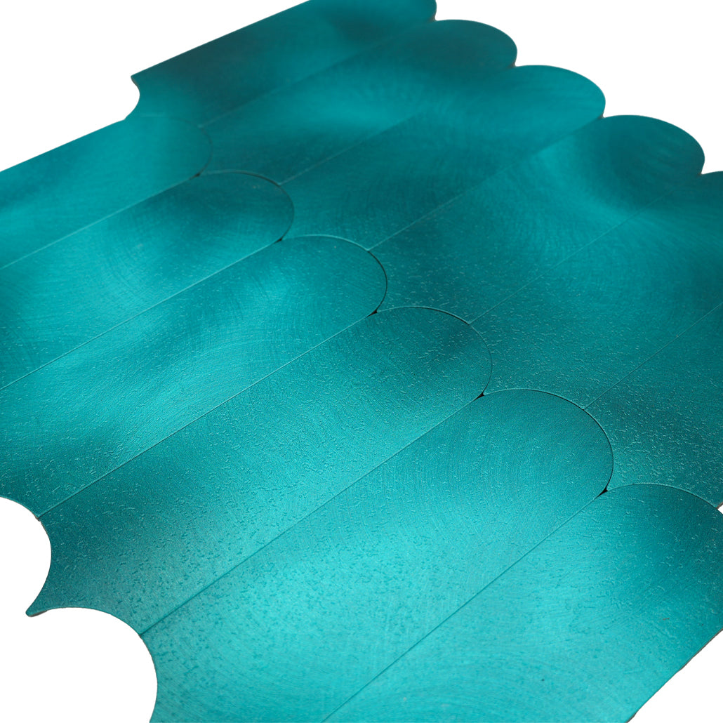 Arch Turquoise Peel & Stick Splashback | 28.8×29.8 cm | Self-Adhesive Mosaic Tile