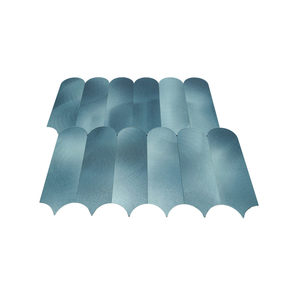 Arch Blue Peel & Stick Splashback | 28.8×29.8 cm | Self-Adhesive Mosaic Tile