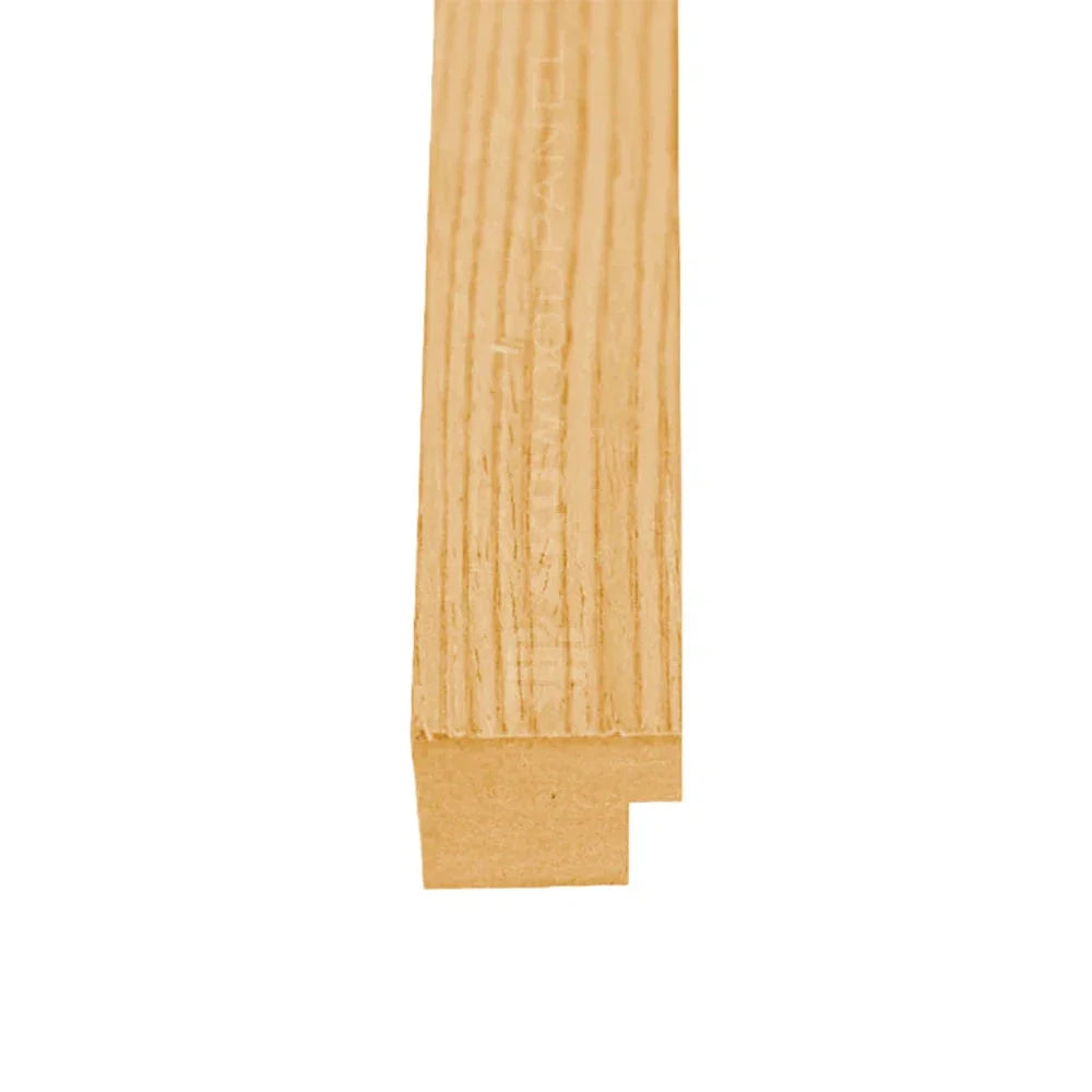 Rustic Oak 300 cm End Piece Wooden Wall Panel Finishing Strip Aku Woodpanel UK