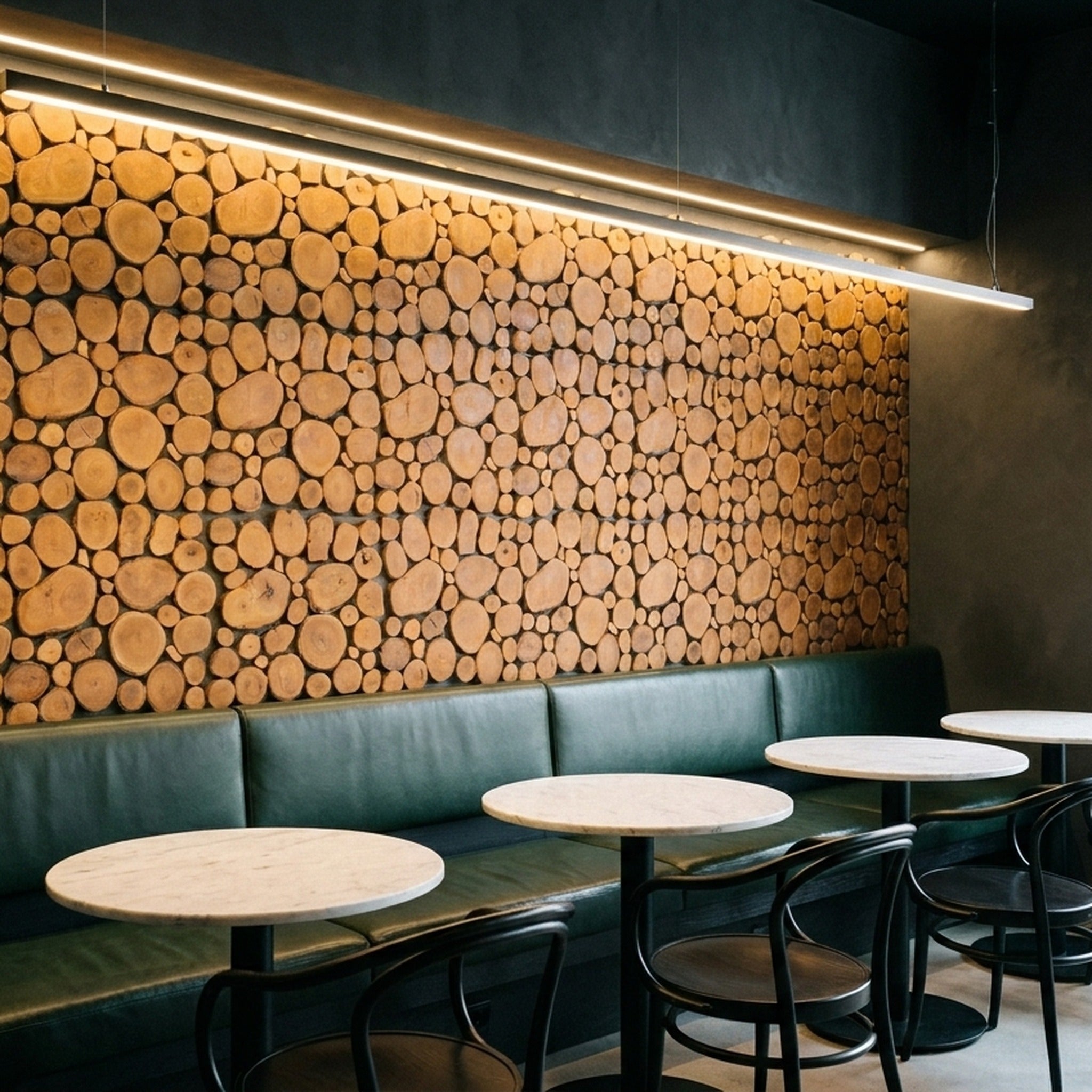 Lychee 3D Wood Wall Panel | 30×30 cm | Real Wood