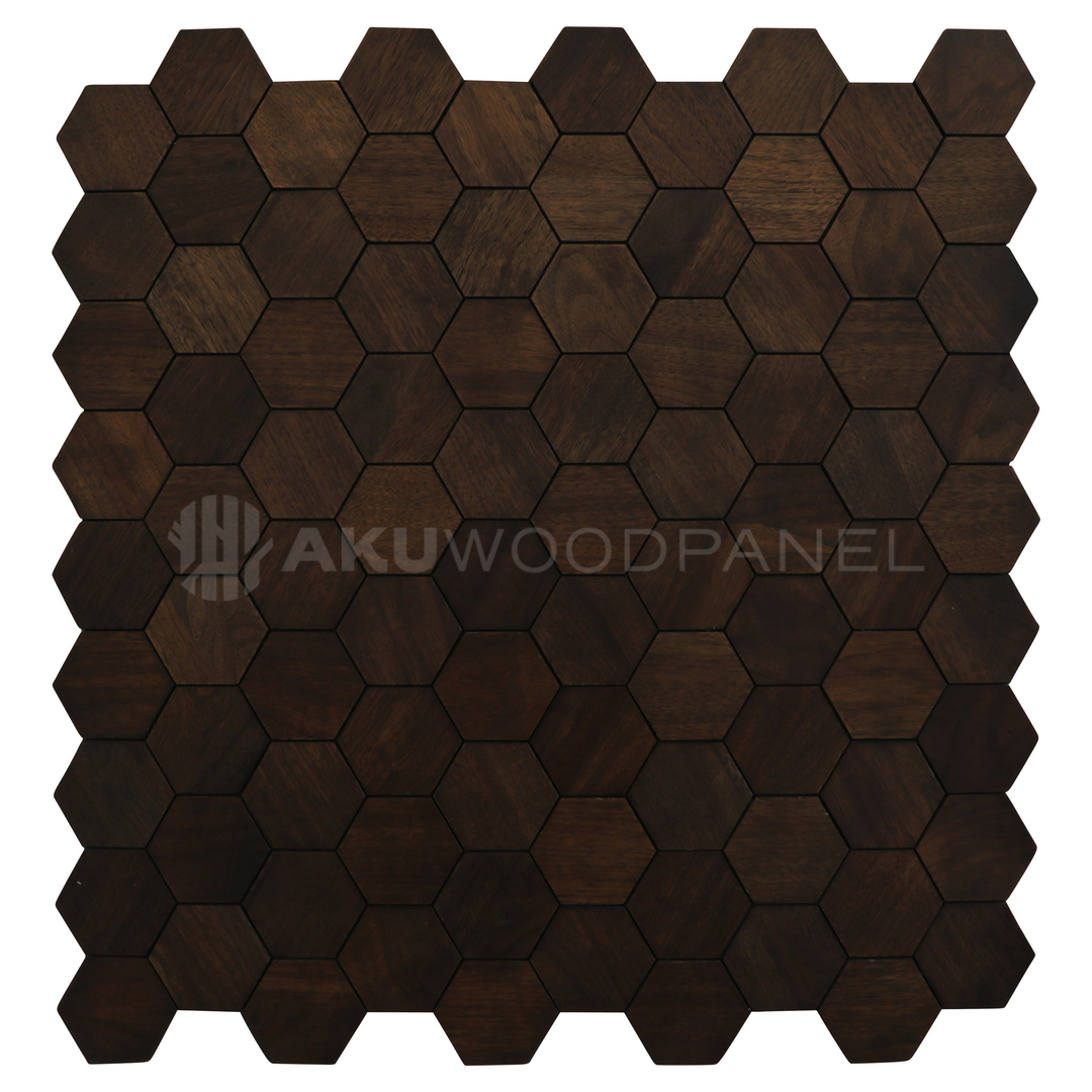 Snowdrop Rose Black 3D Decorative Wall Panel 60x60cm Handcrafted Aku Woodpanel UK