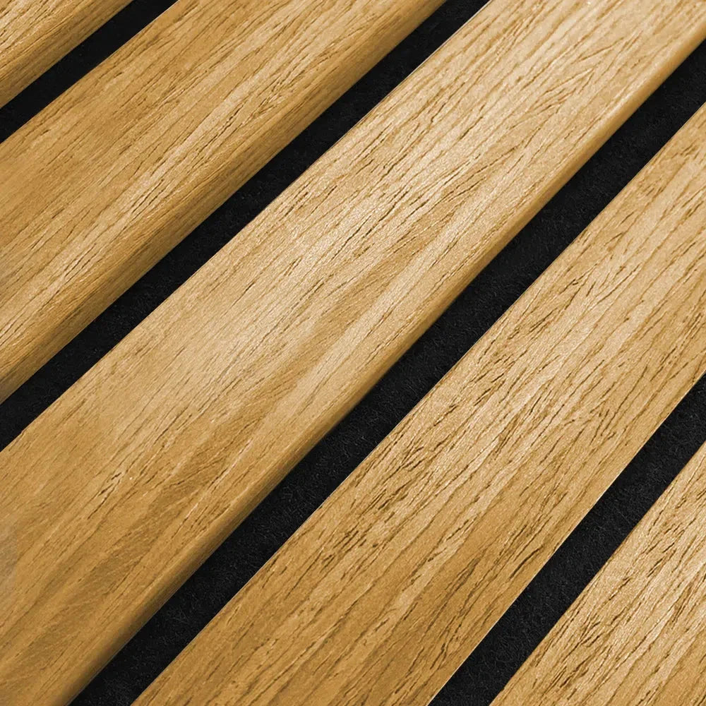 Rustic Oak 300 cm Acoustic Wooden Wall Panel 3-Sided Wood Veneer Aku Woodpanel UK