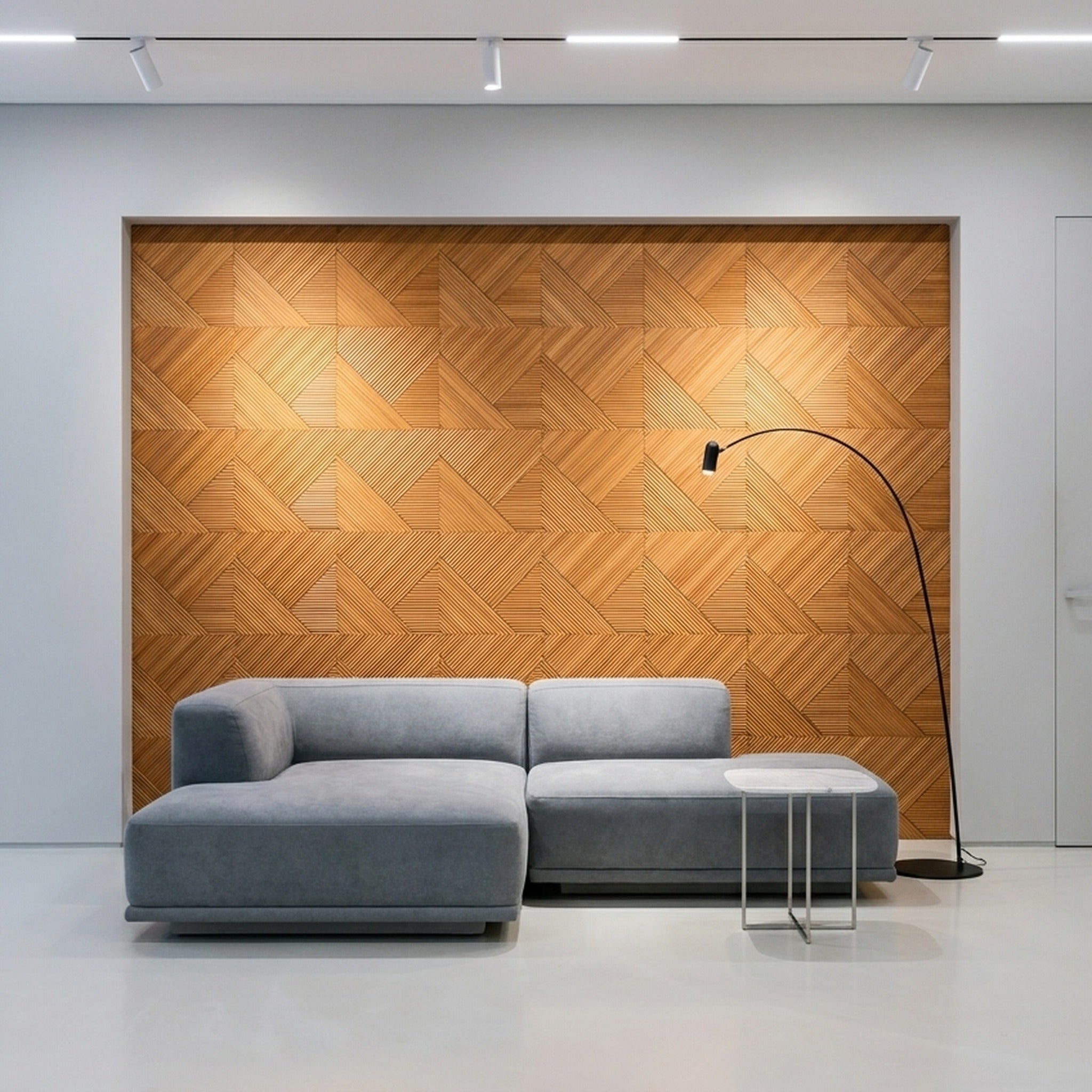 Xilan 3D Wood Wall Panel | 40×40 cm | Real Wood