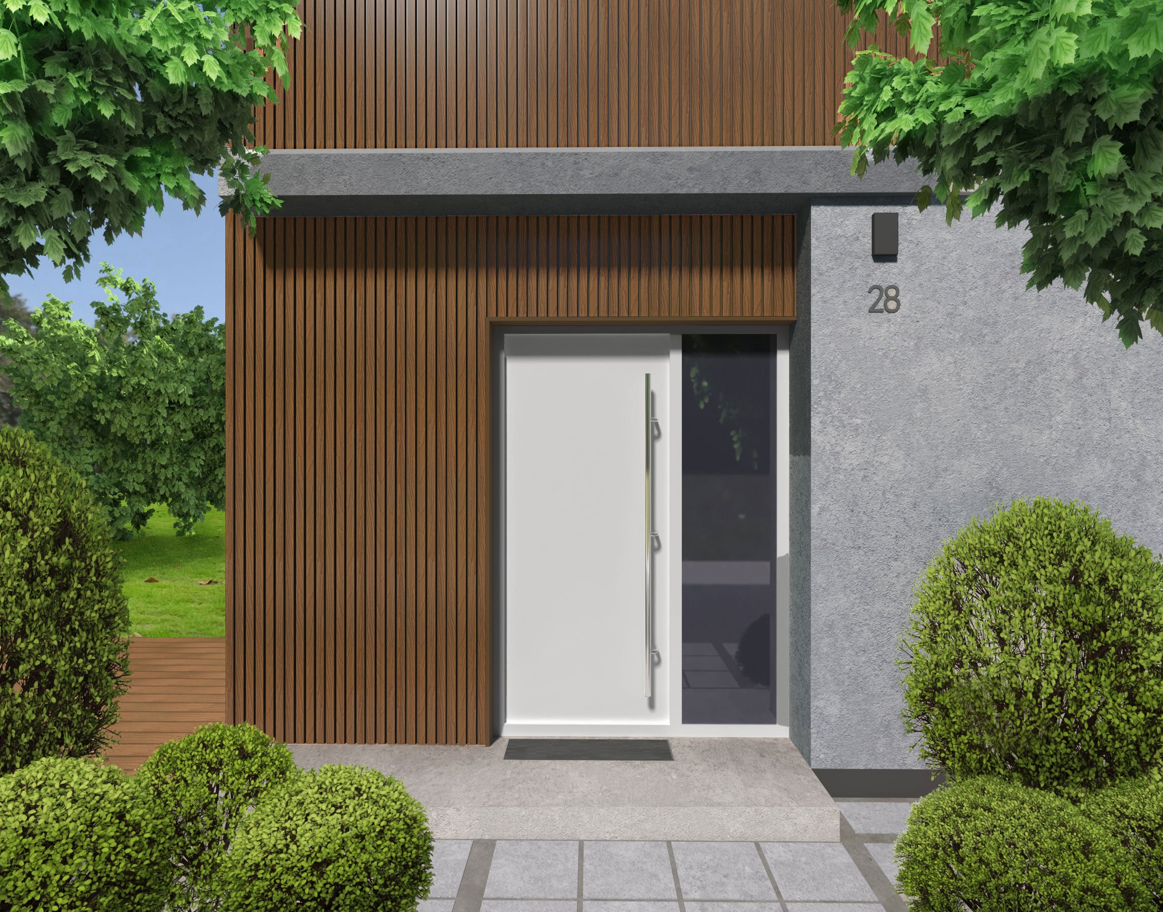 Outdoor Wall Panel Oak 290CM | Exterior | Garden | 3D Wood Grain
