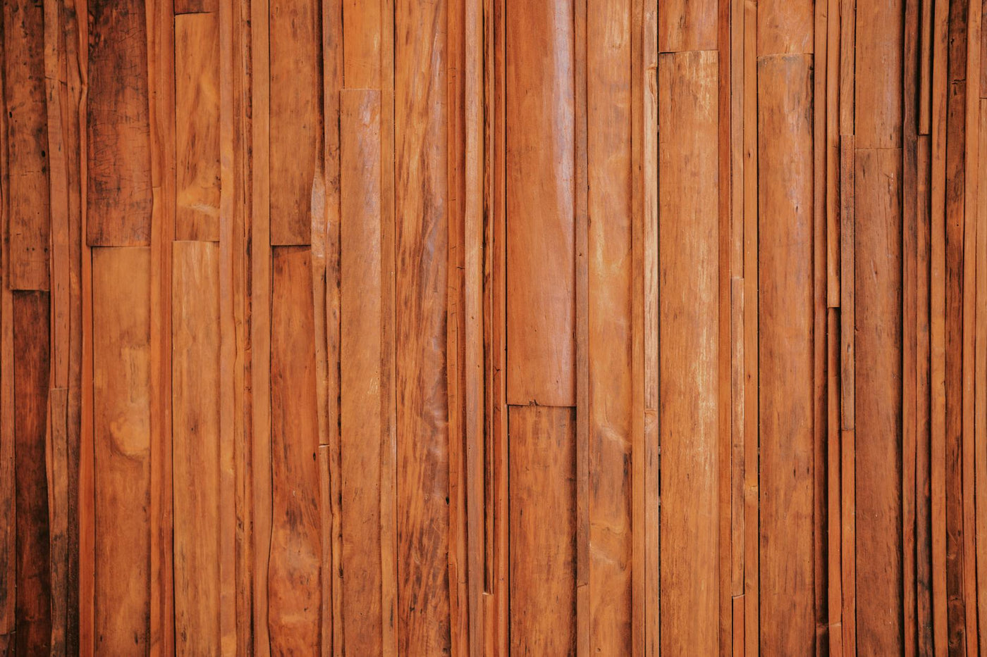 Detailed view of brown rustic wooden planks, ideal for backgrounds and textures.