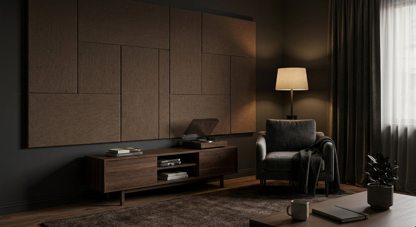 Best mocca acoustic panels for dark-toned interiors