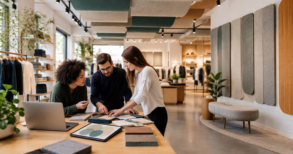 Acoustic panels for retail chain design teams: complete 2026 guide