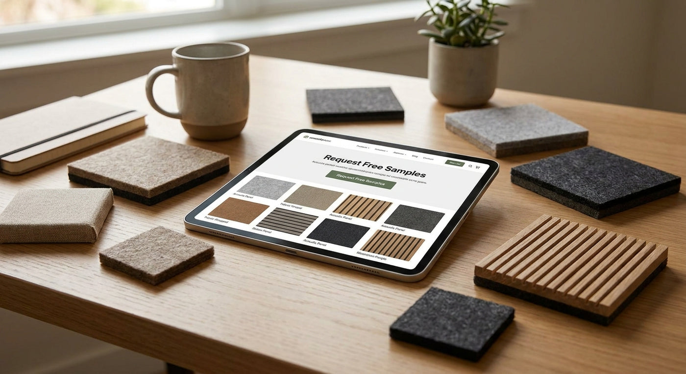 How to order acoustic wall panel samples online