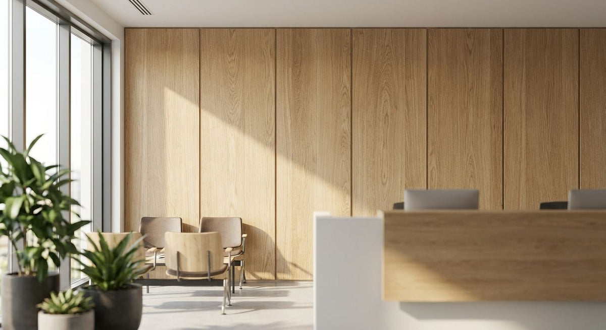 FSC certified wood wall panels for commercial specification