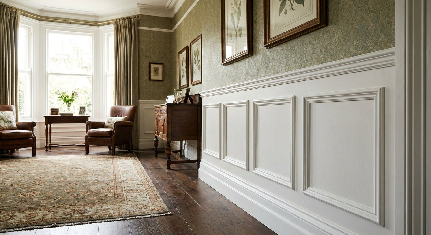 Dado rail panelling for Victorian and Edwardian homes