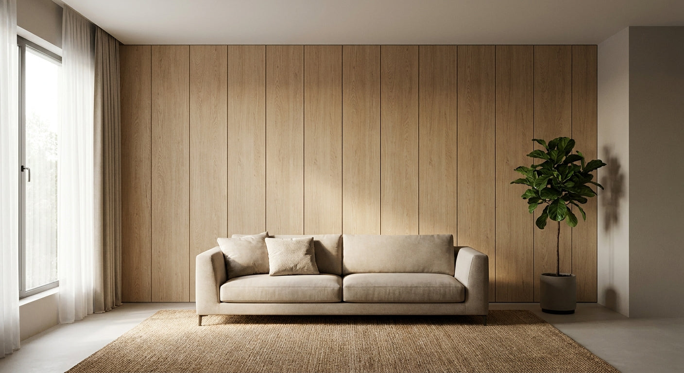 300 x 60 cm wall panels for floor-to-ceiling walls