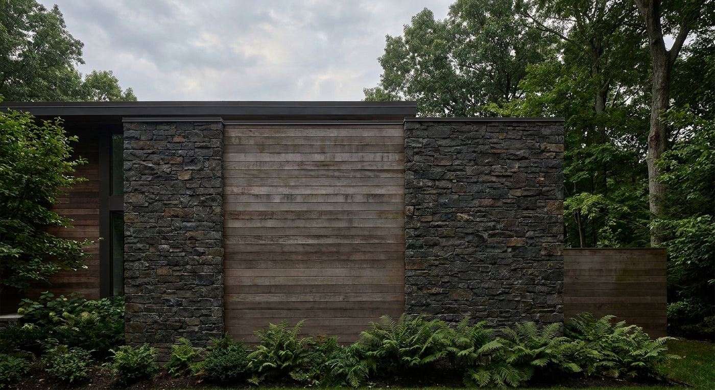 Best outdoor wall cladding for north-facing walls