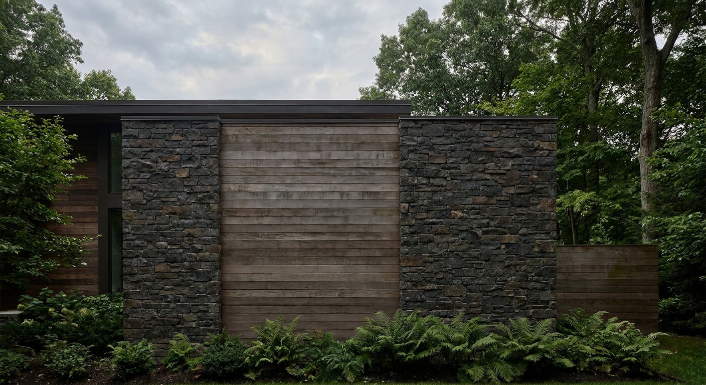 Best outdoor wall cladding for north-facing walls