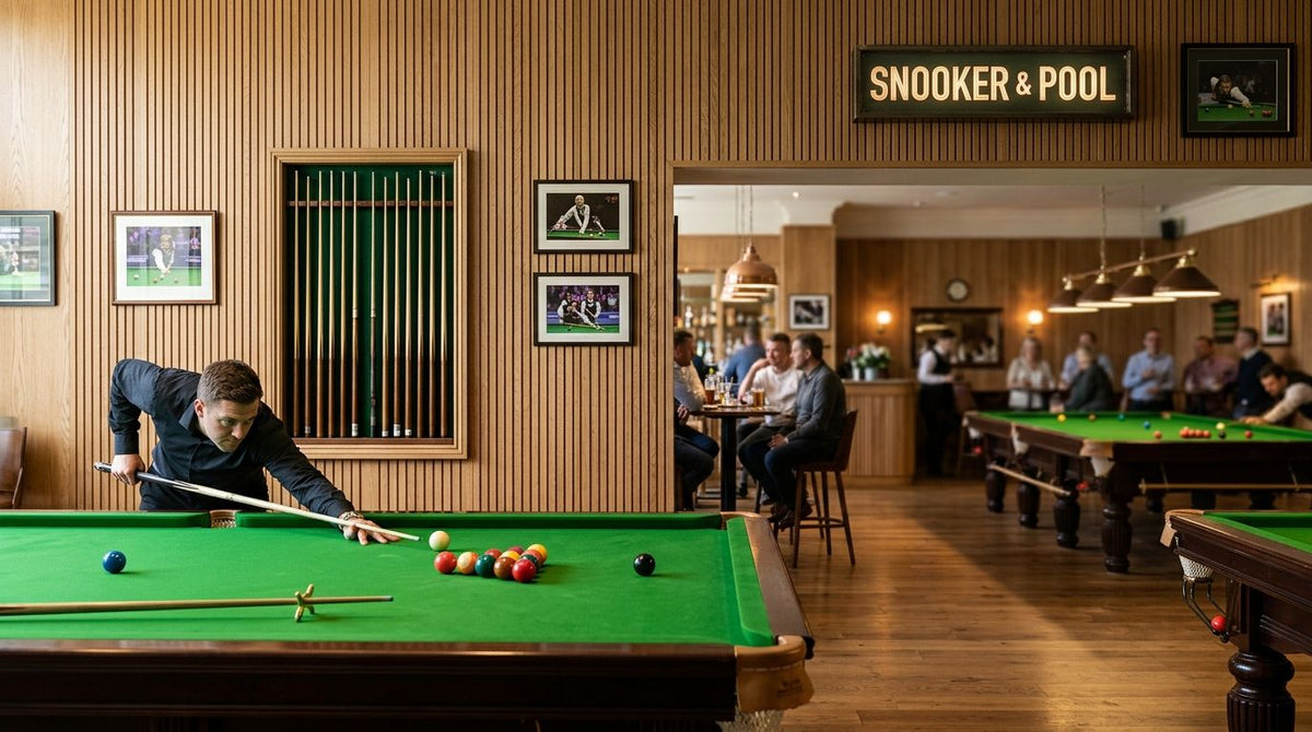 Acoustic wood panels for snooker and pool hall walls