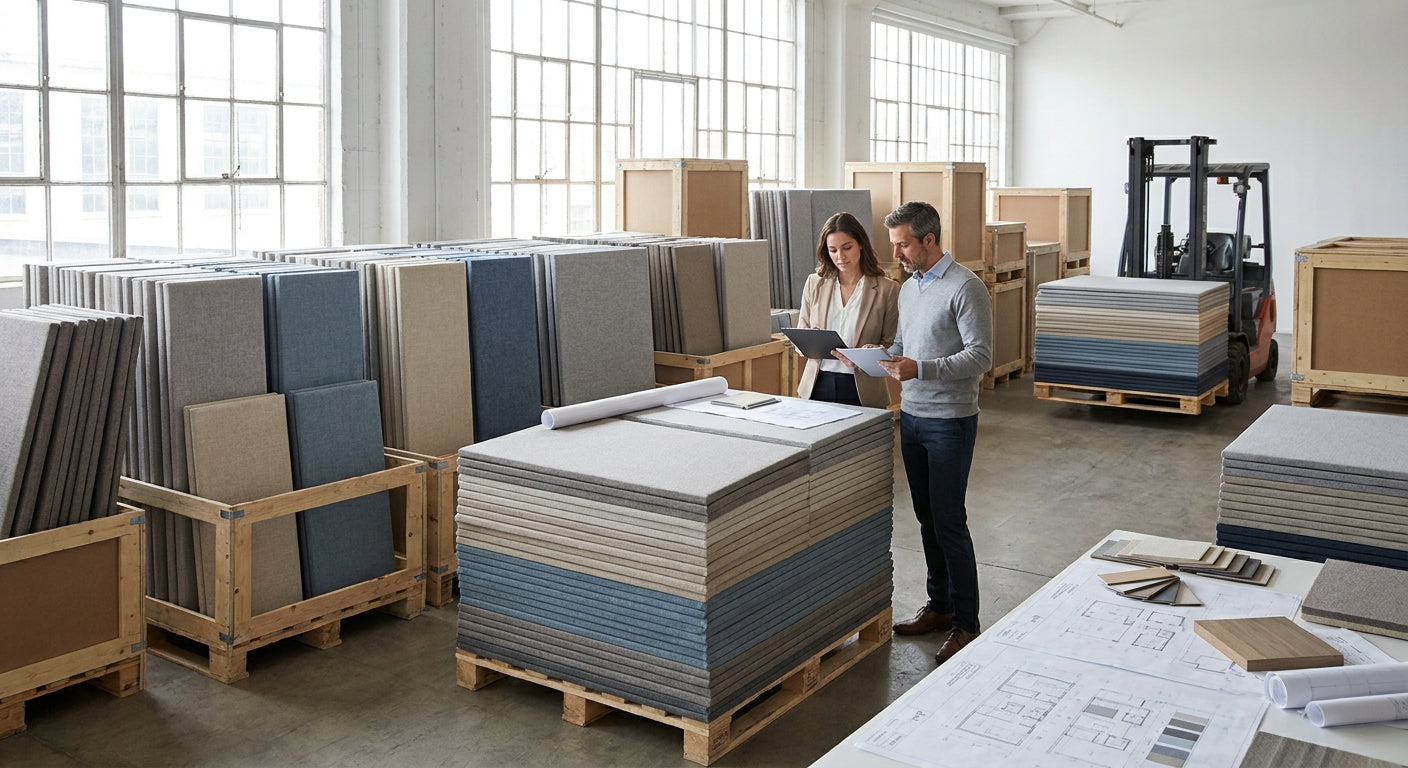 How to order acoustic wall panels in bulk for a project