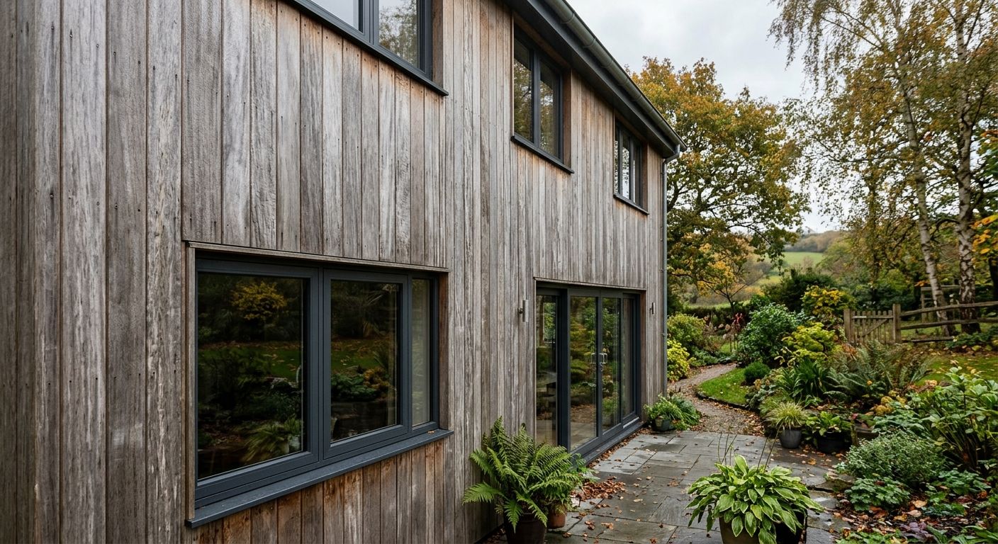 Log Effect Timber Cladding Is Wood Cladding Low Maintenance? UK Verdict 2026 – Akustiq UK LTD