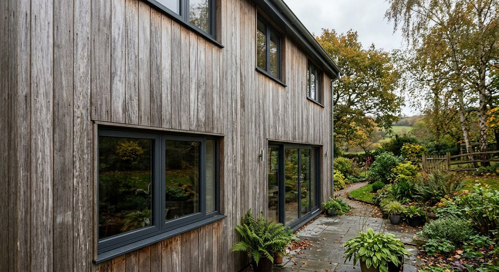 Log Effect Timber Cladding Is Wood Cladding Low Maintenance? UK Verdict 2026 – Akustiq UK LTD