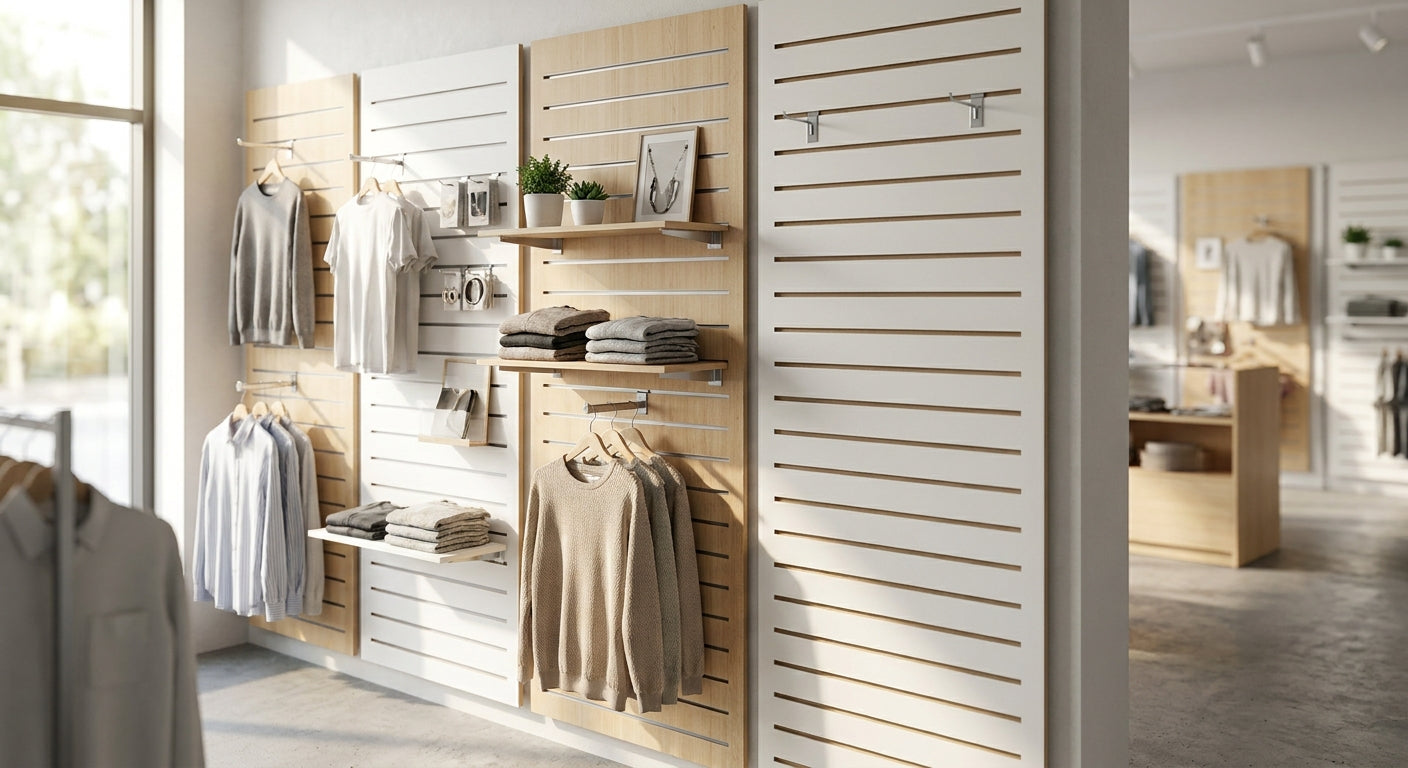 Best slatwall panels for retail shop fitouts