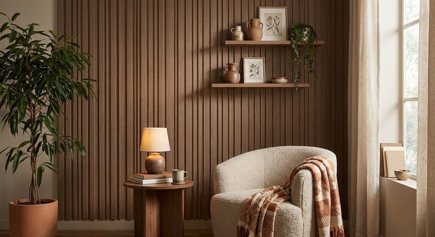 How to style a room with mocca wall panels