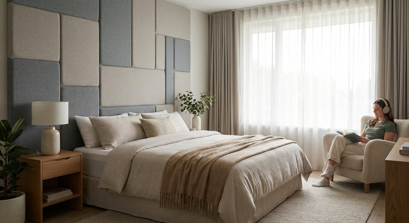 Soundproof wall panels for apartment bedrooms
