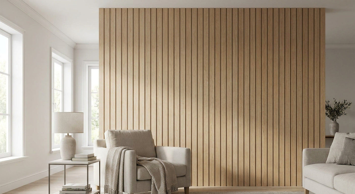 How to achieve a floor-to-ceiling panelled wall look