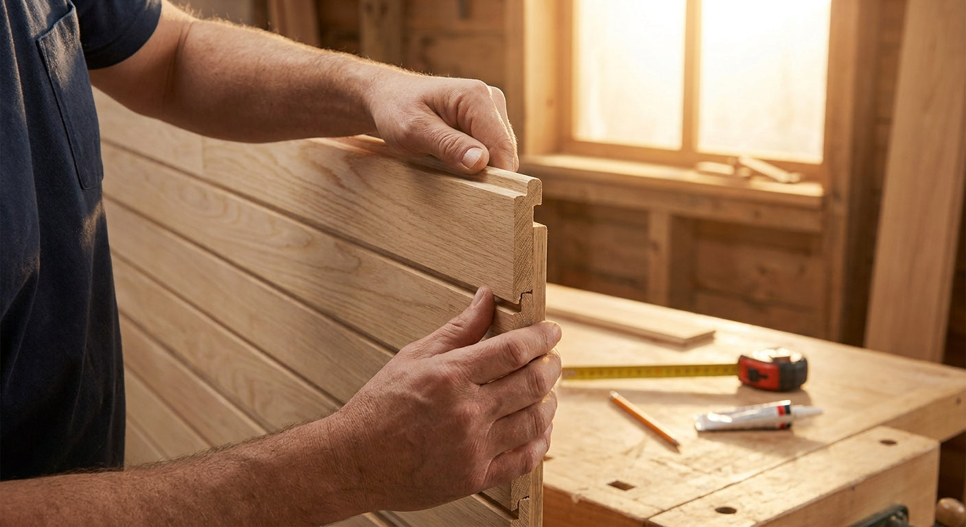 How to use end pieces and trims for a clean panel edge