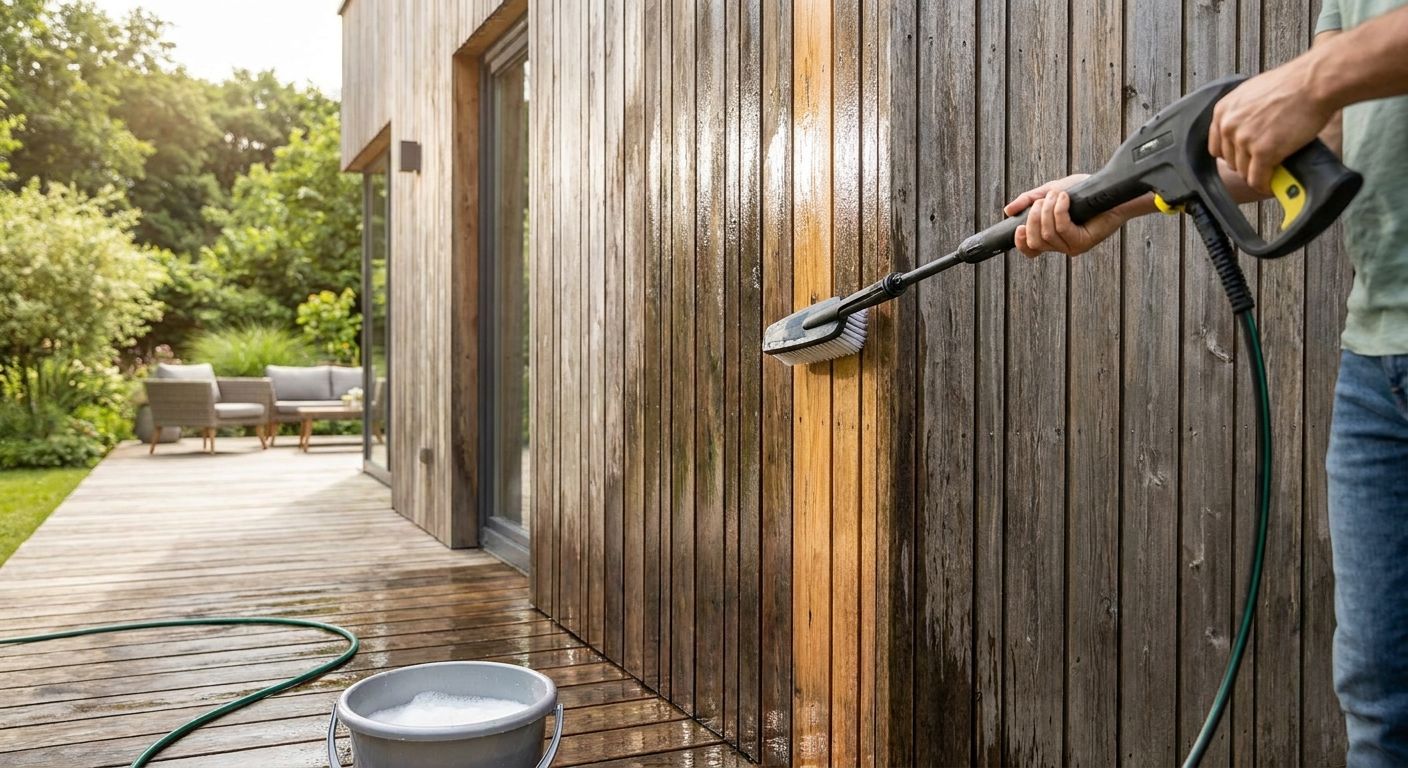 How to clean outdoor cladding panels