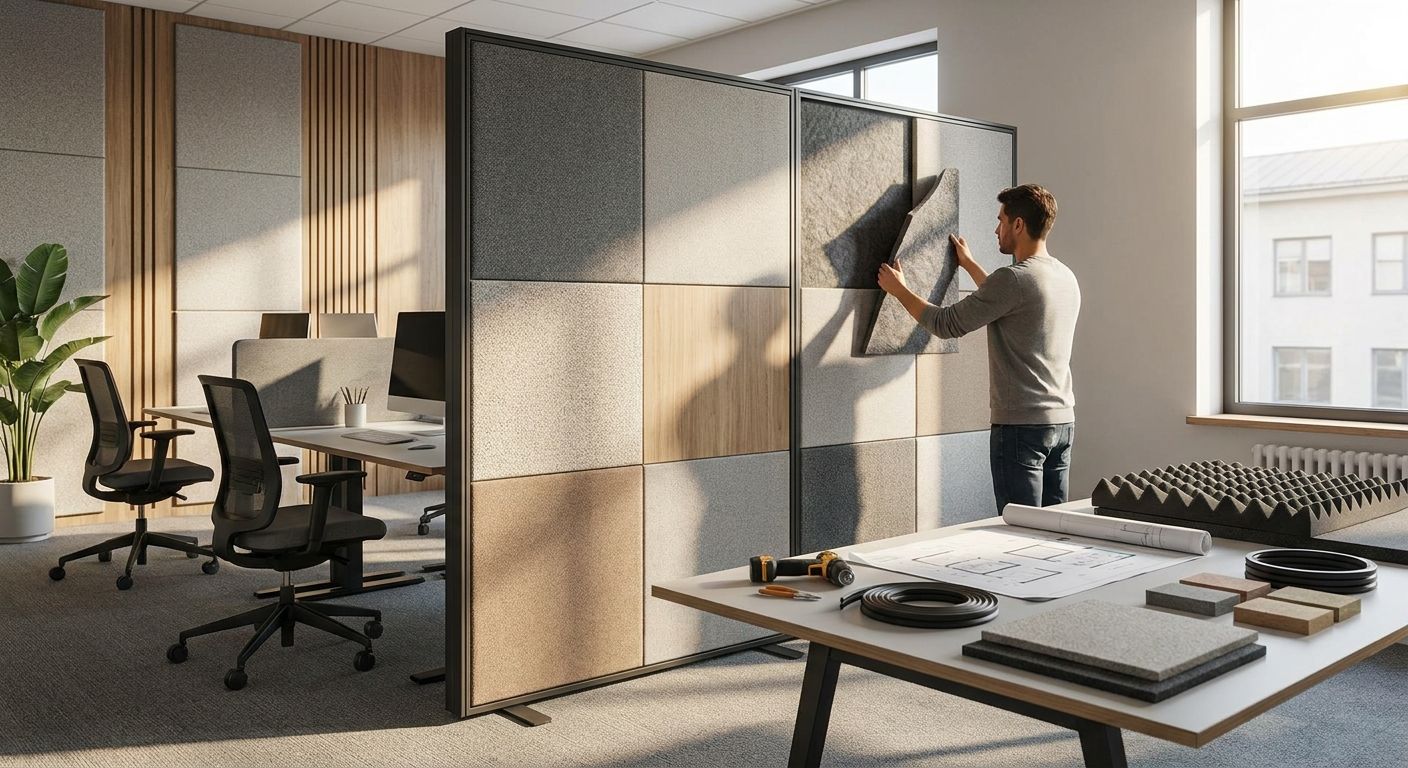 How to soundproof an office partition